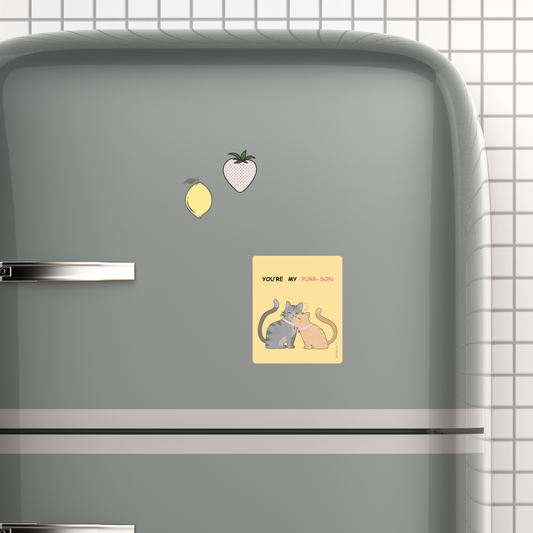 You're my PURR-SON - Fridge Magnet