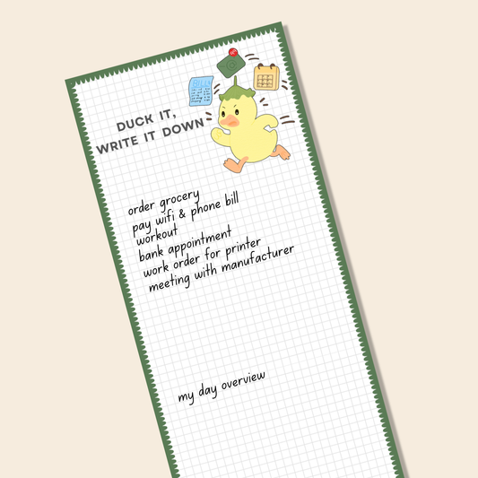 Duck it Down - Notepad