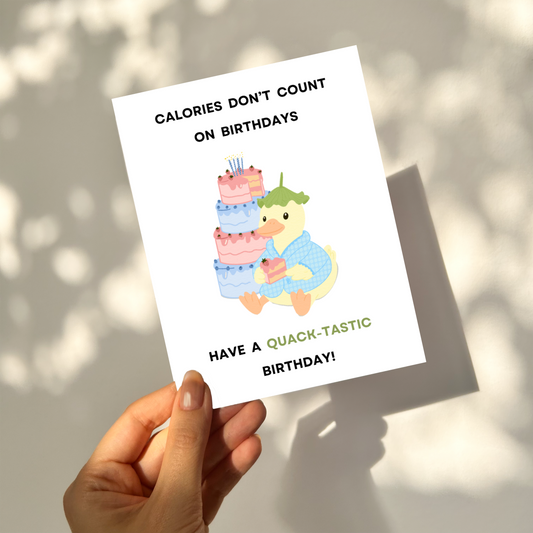 QUACK-TASTIC - Birthday Pun Card