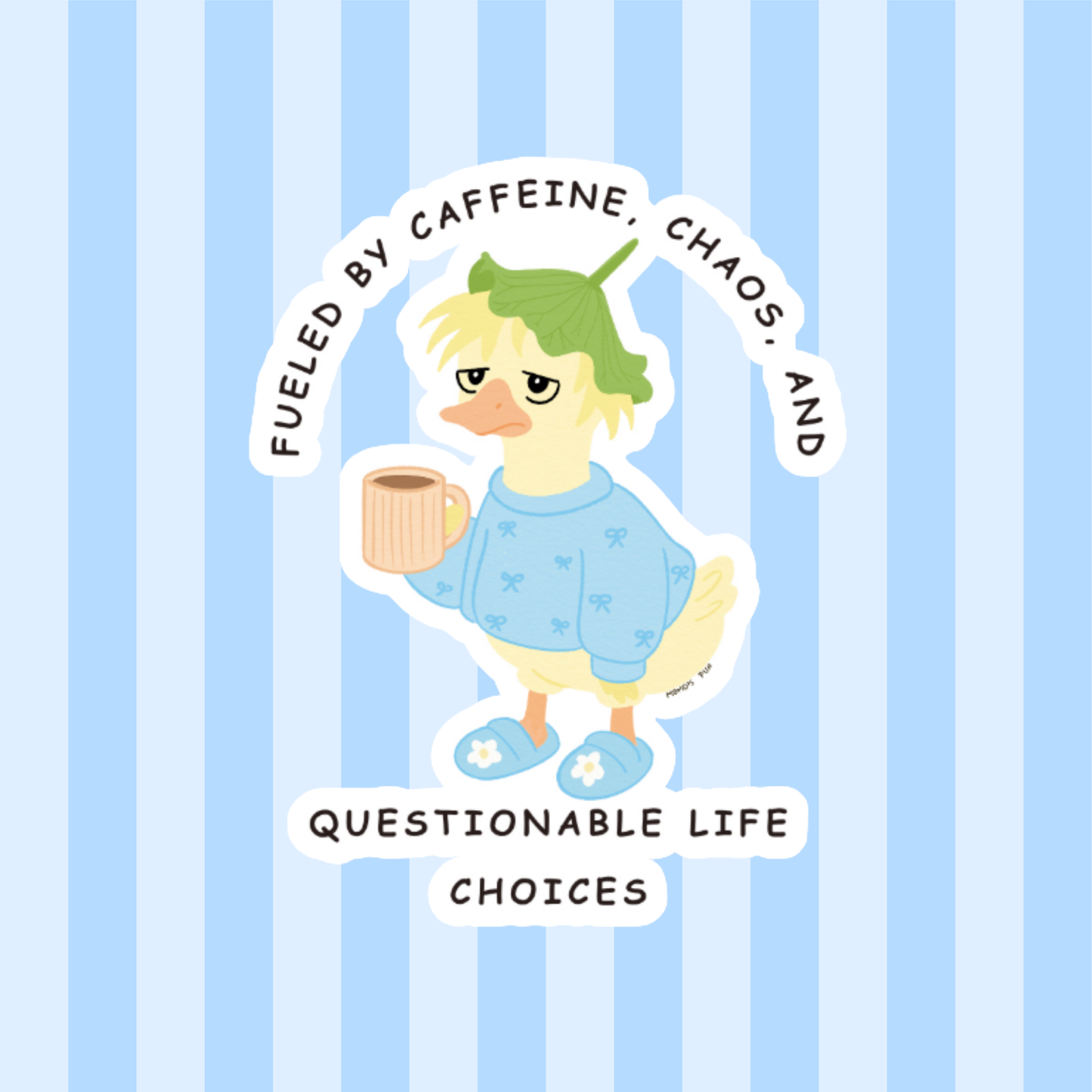 Fueled by Caffeine - Sticker