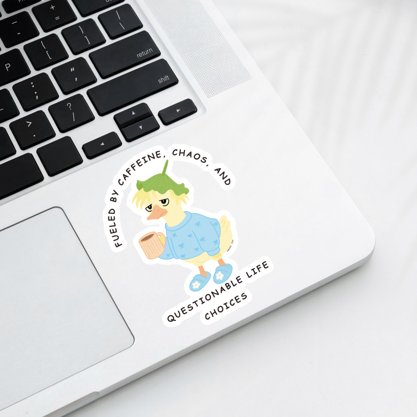 Fueled by Caffeine - Sticker