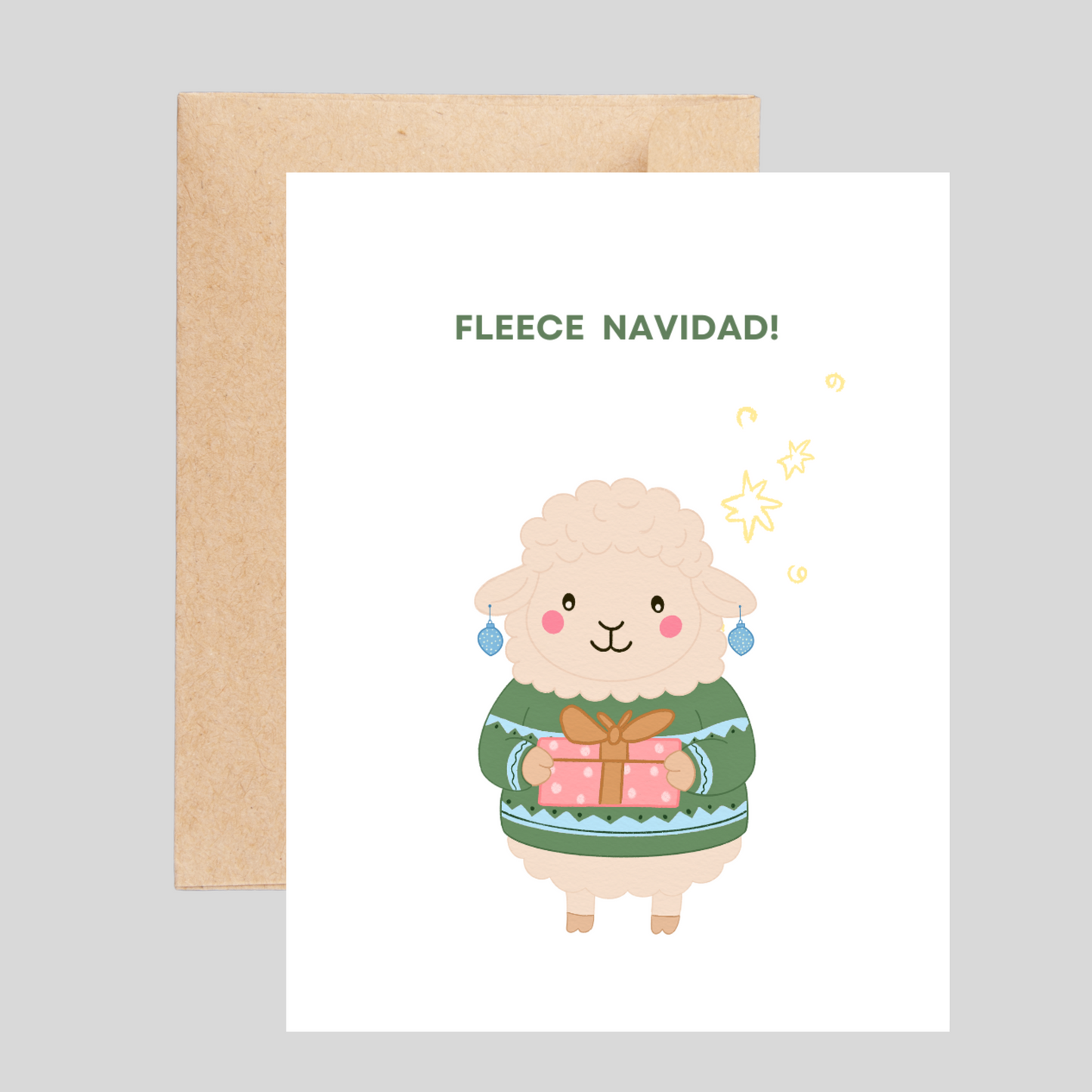 Fleece NAVIDAD - Christmas Pun Card