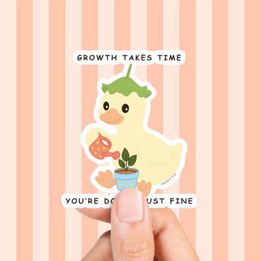 Growth takes time - Sticker