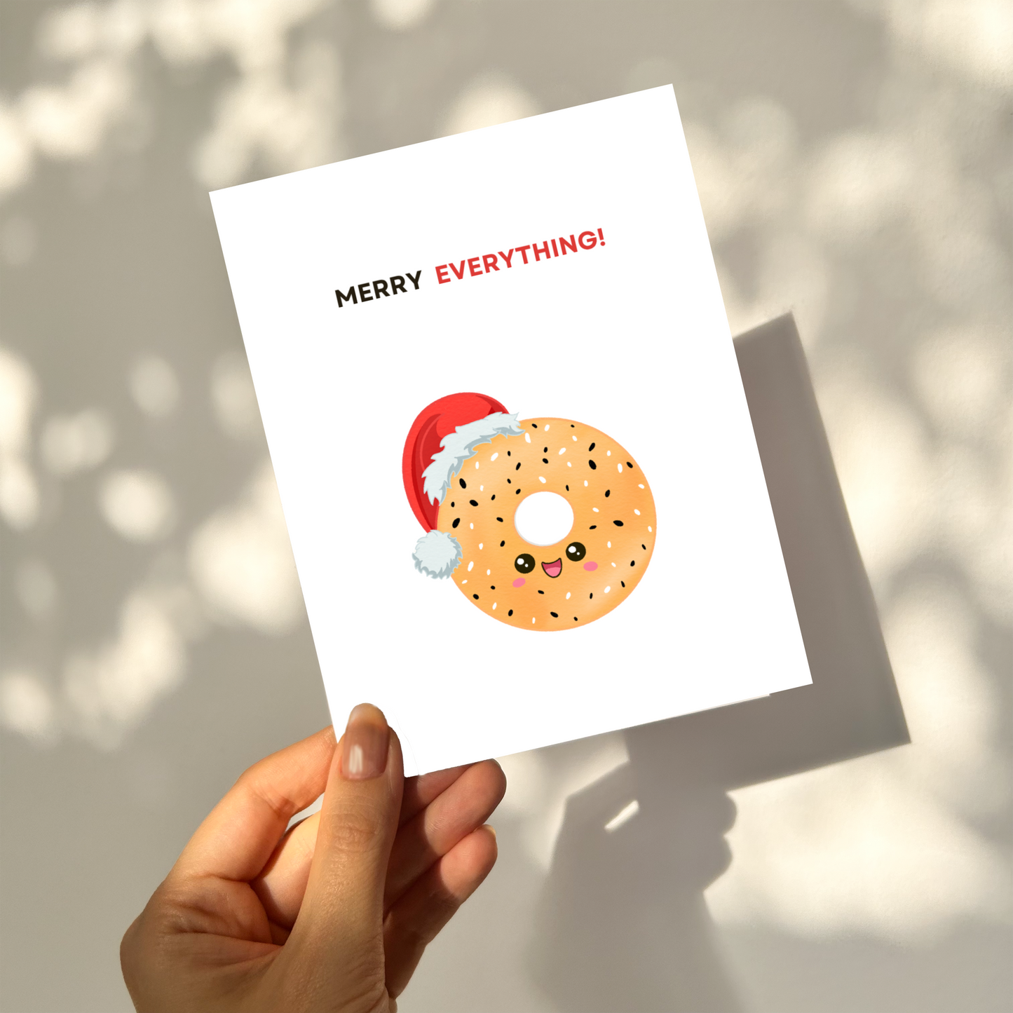 MERRY EVERYTHING - Christmas Pun Card