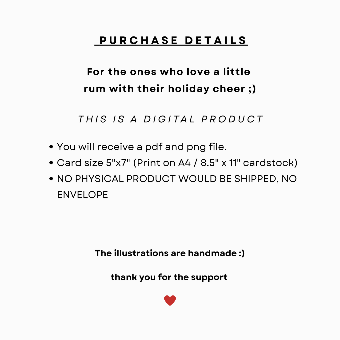 Pa-RUM-PUM - Printable Christmas Pun Card