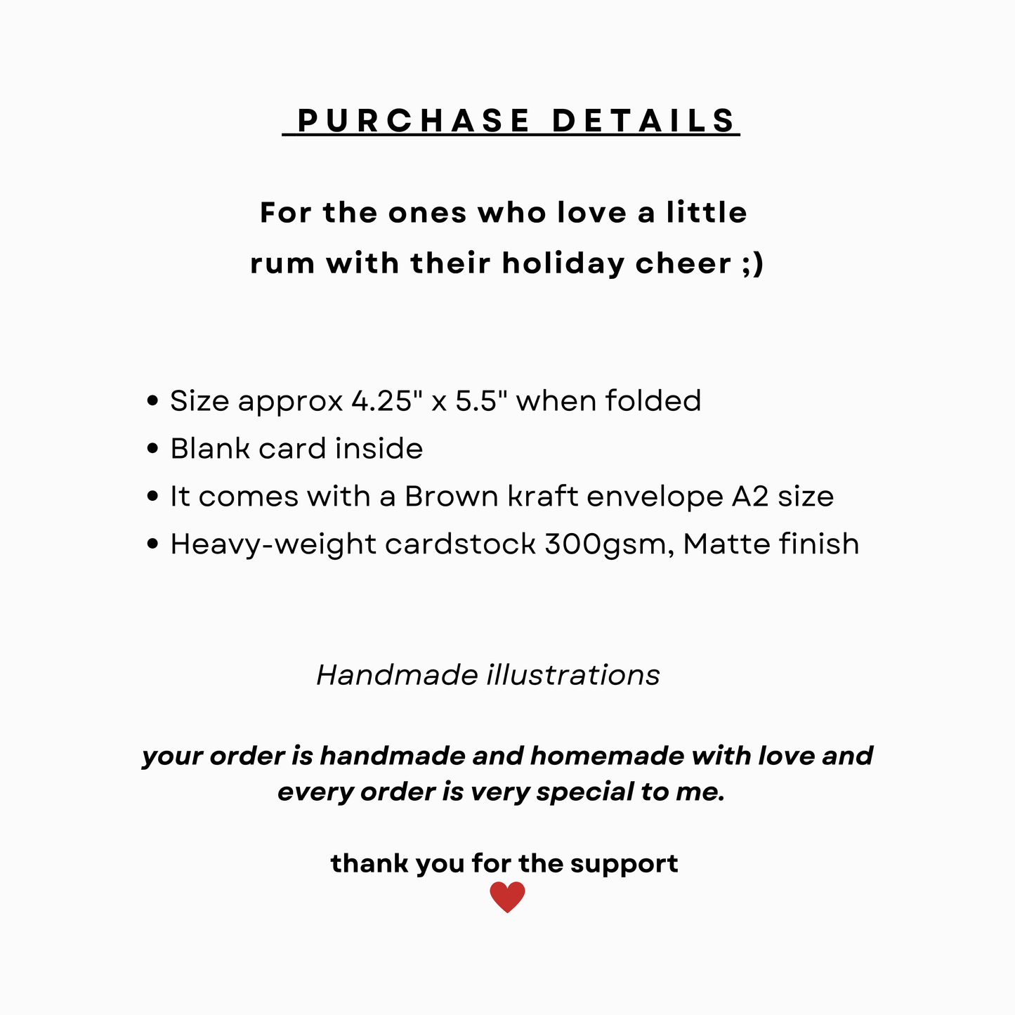 Pa-RUM-PUM - Christmas Pun Card