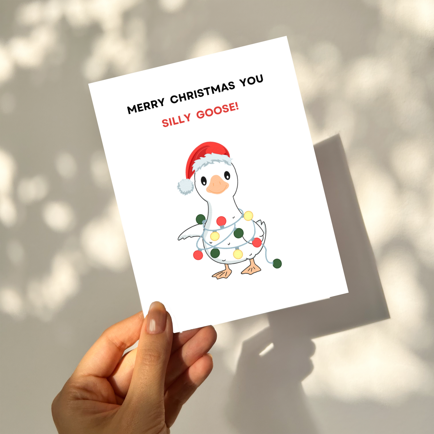 SILLY GOOSE - Christmas Pun Card