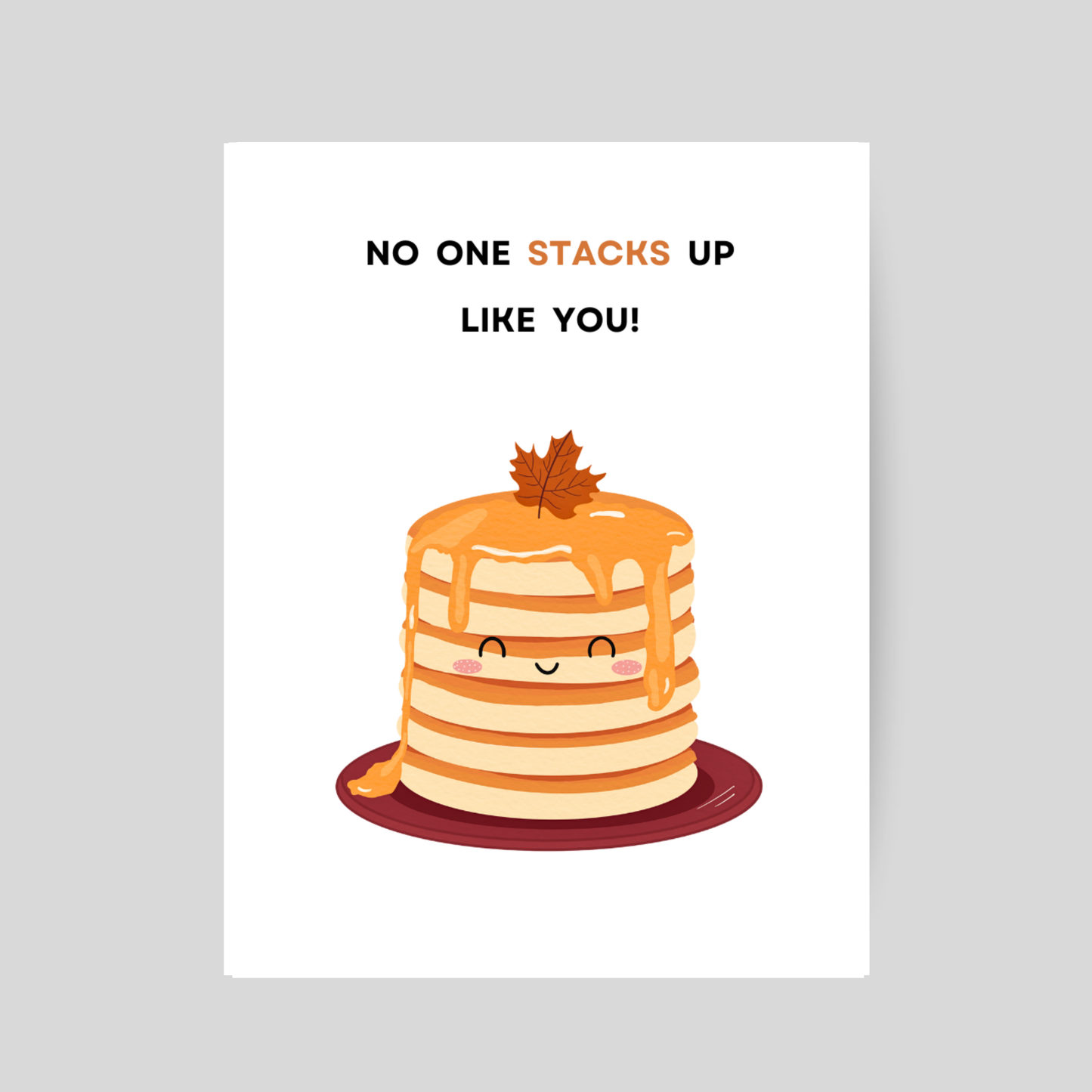STACK UP - Thanksgiving Pun Card