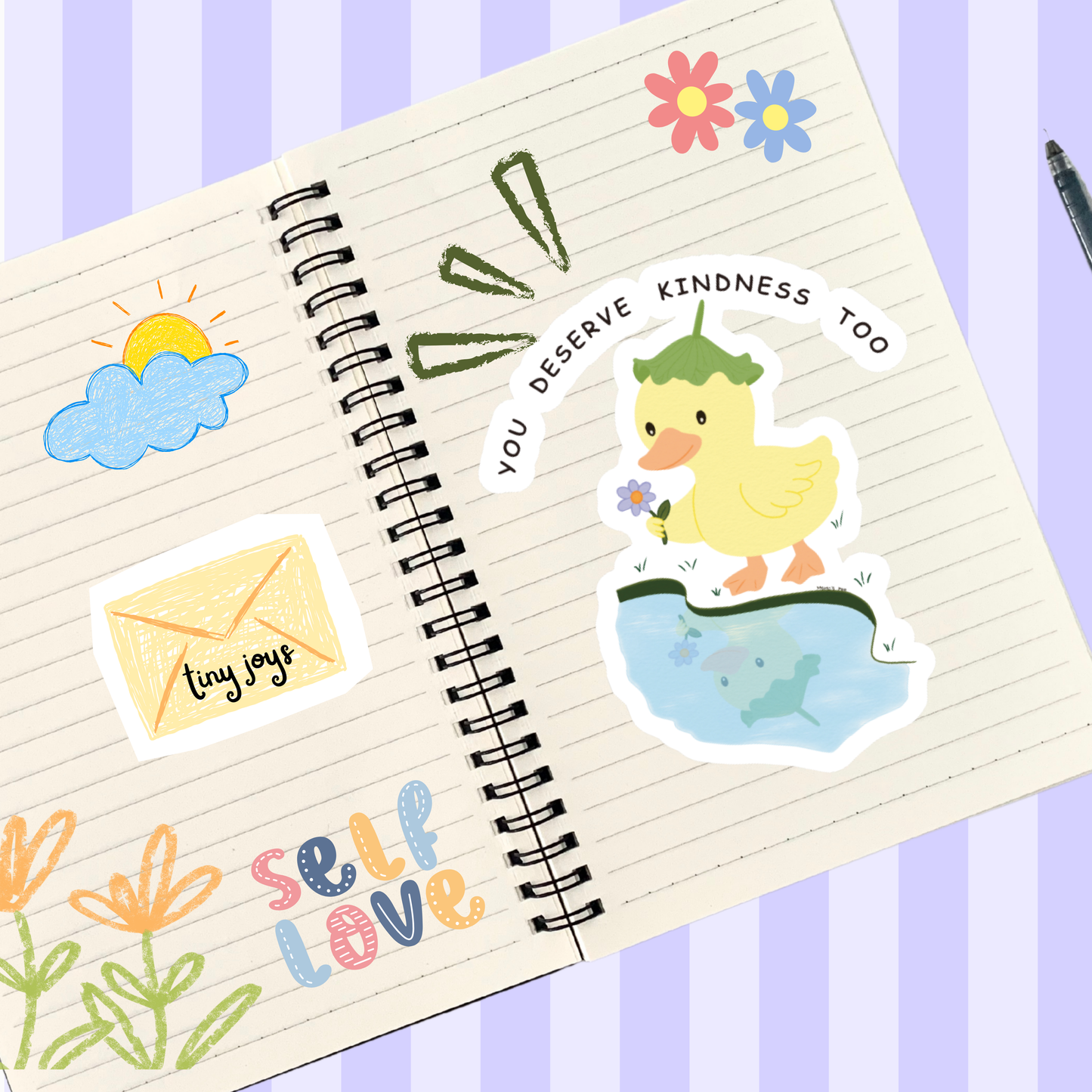 You Deserve Kindness - Sticker