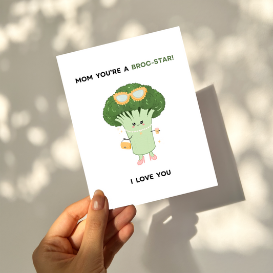 BROC-STAR - Mother's Day Card