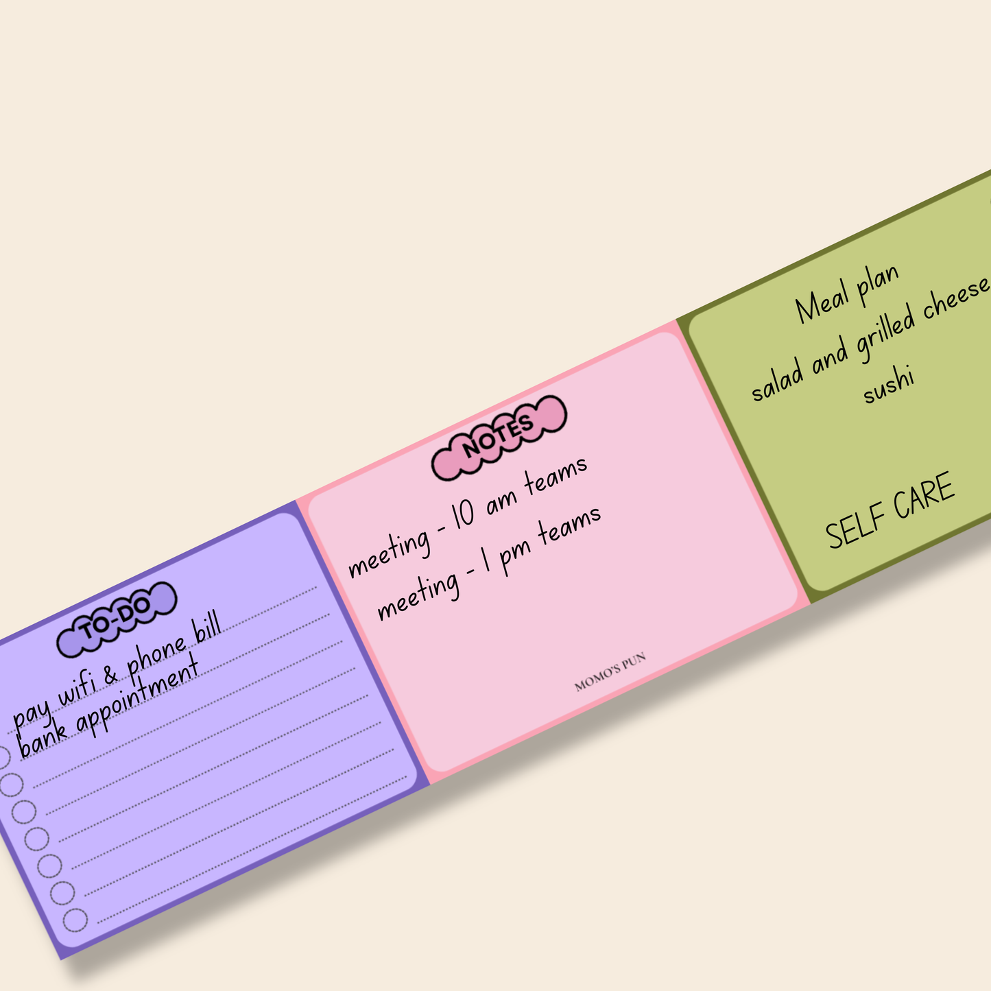 Notes/To-do Planner Notepad