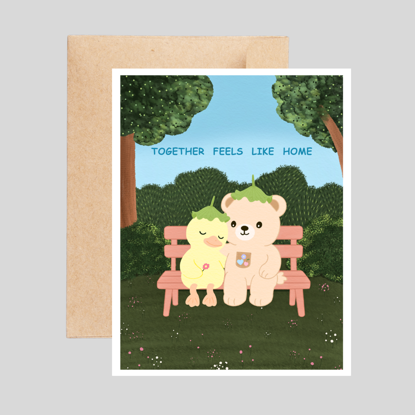 Together Feels Like Home - Love Card