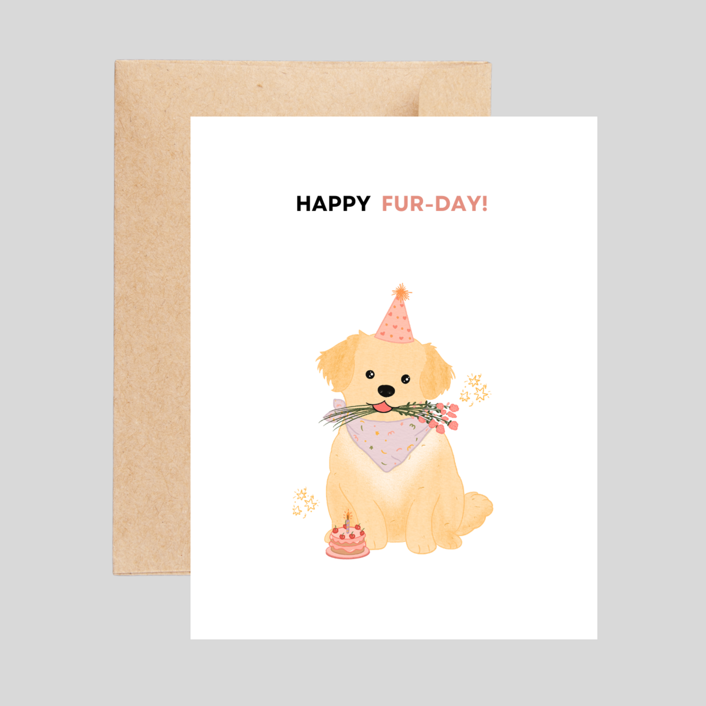 FURR Day - Birthday Pun Card