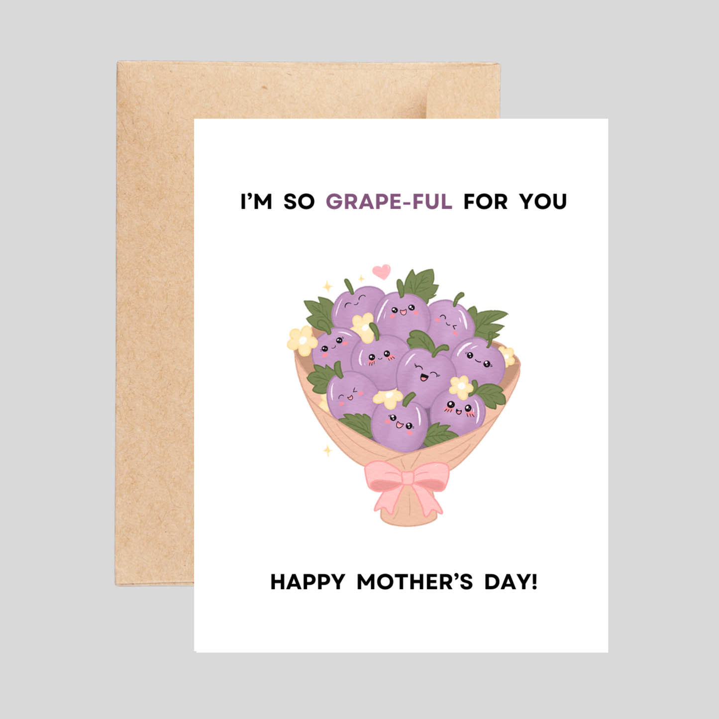 Grapeful - Mother's Day Card