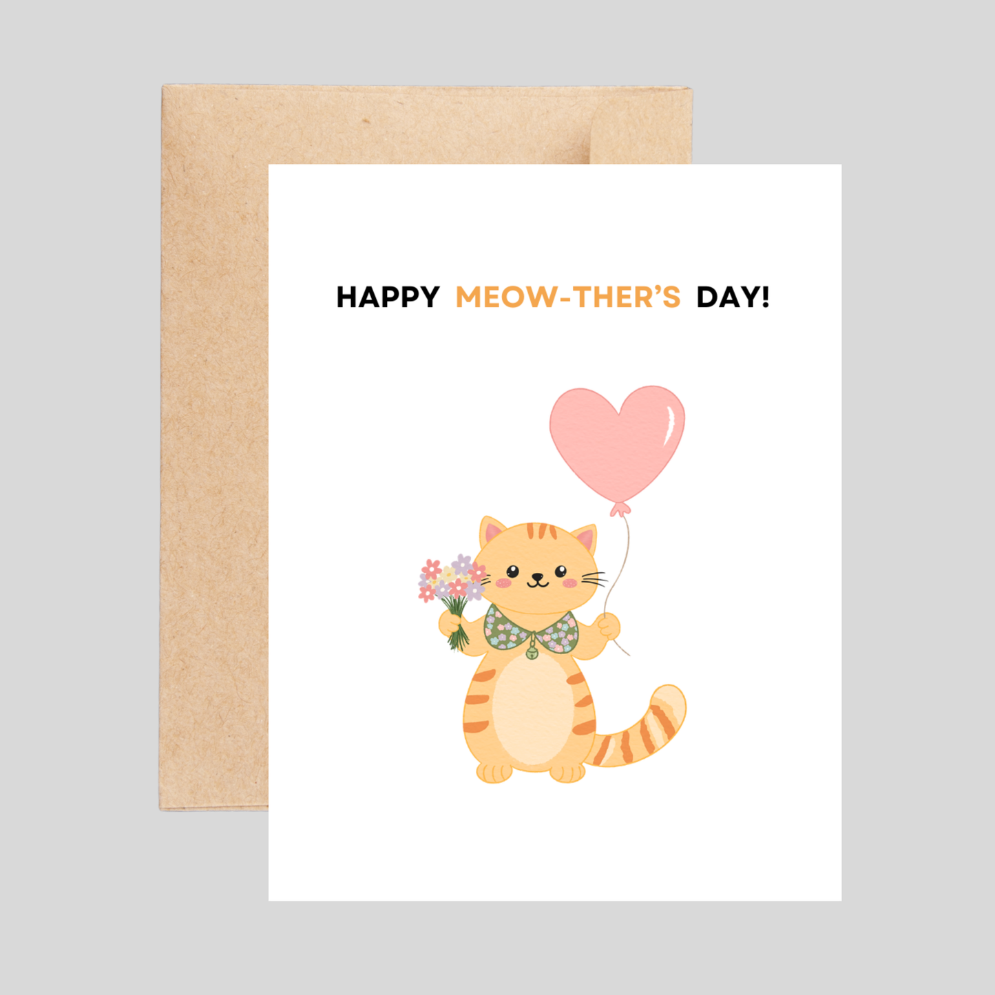 MEOW-THER'S - Mothers Day Card