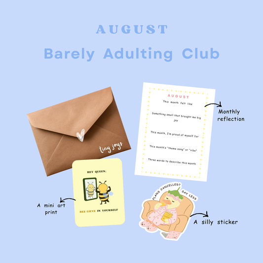 Barely Adulting Club - Monthly Subscription