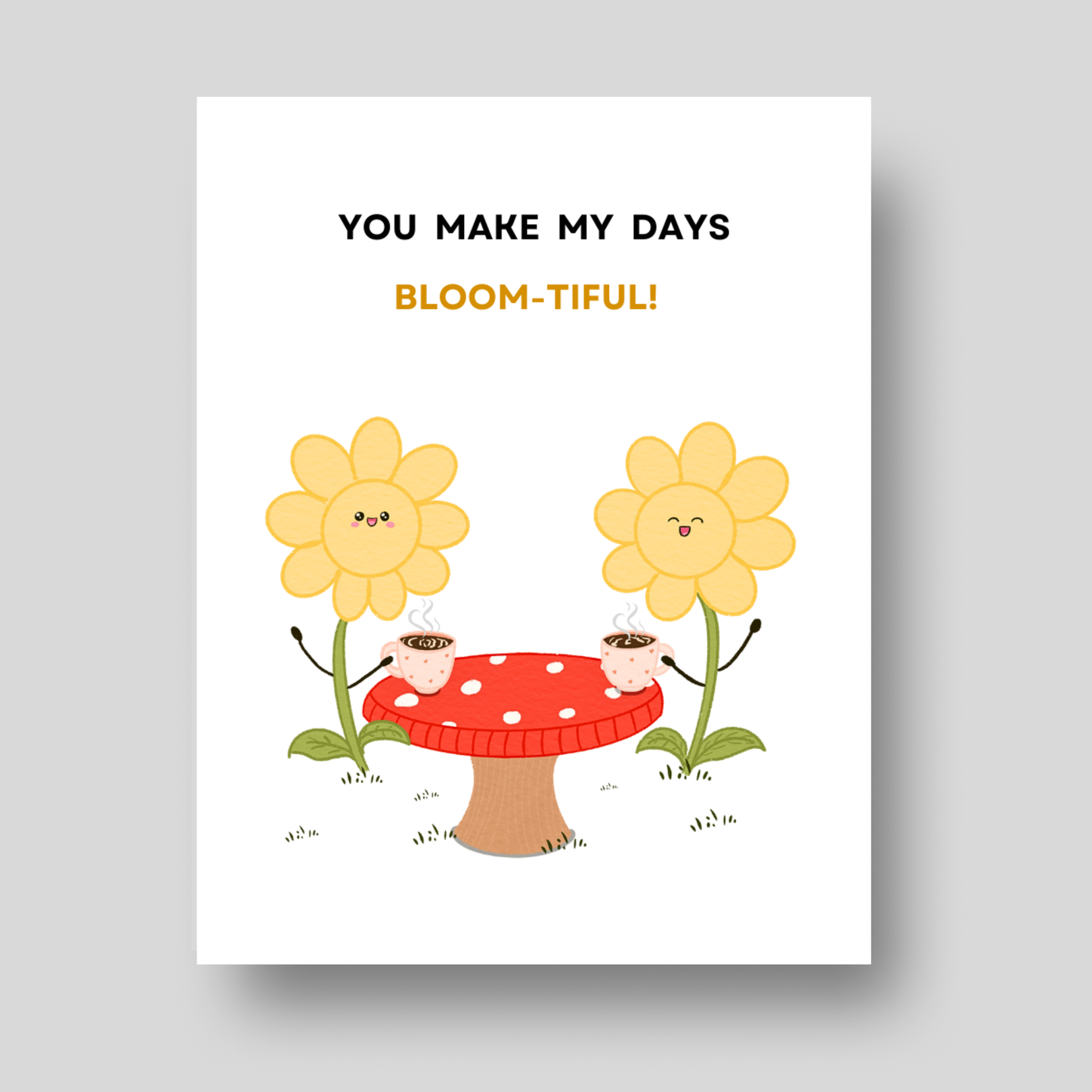 BLOOM-TIFUL - Love Pun Card