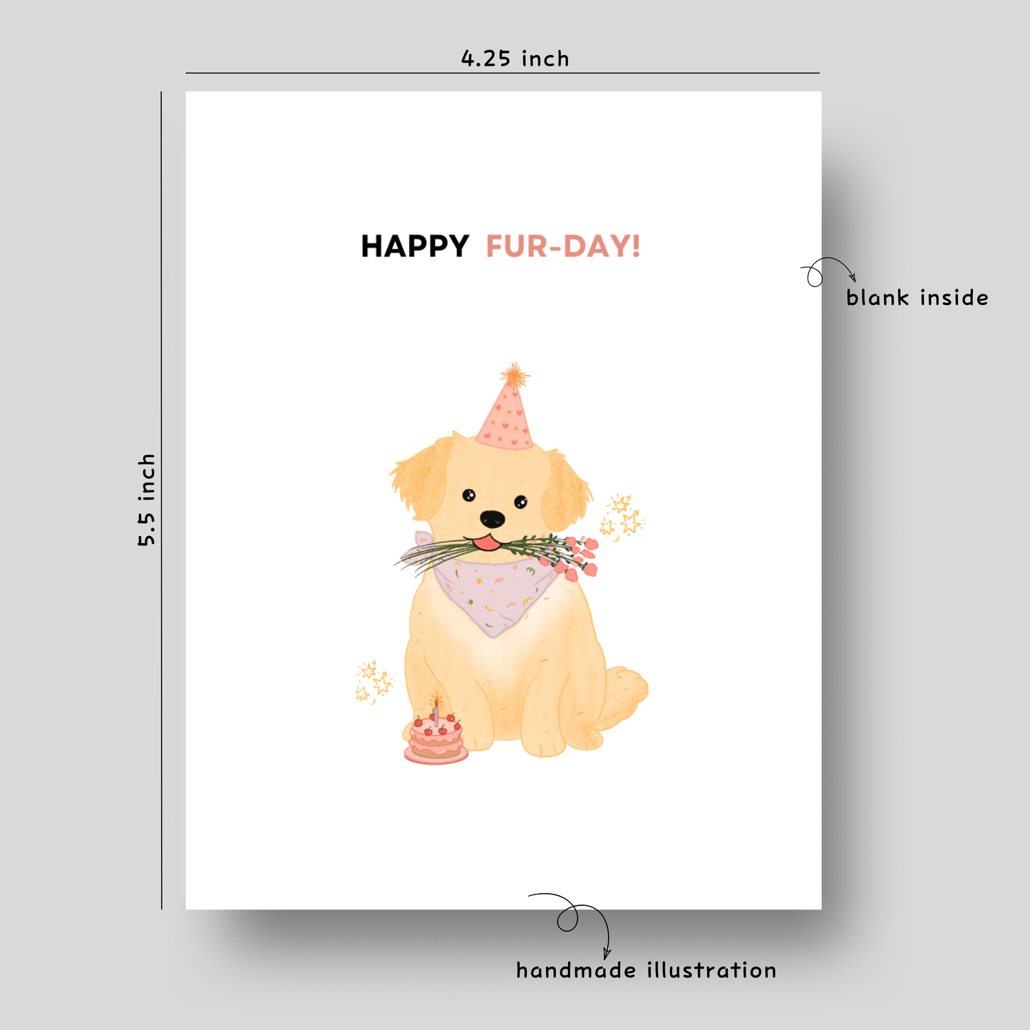 FURR Day - Birthday Pun Card