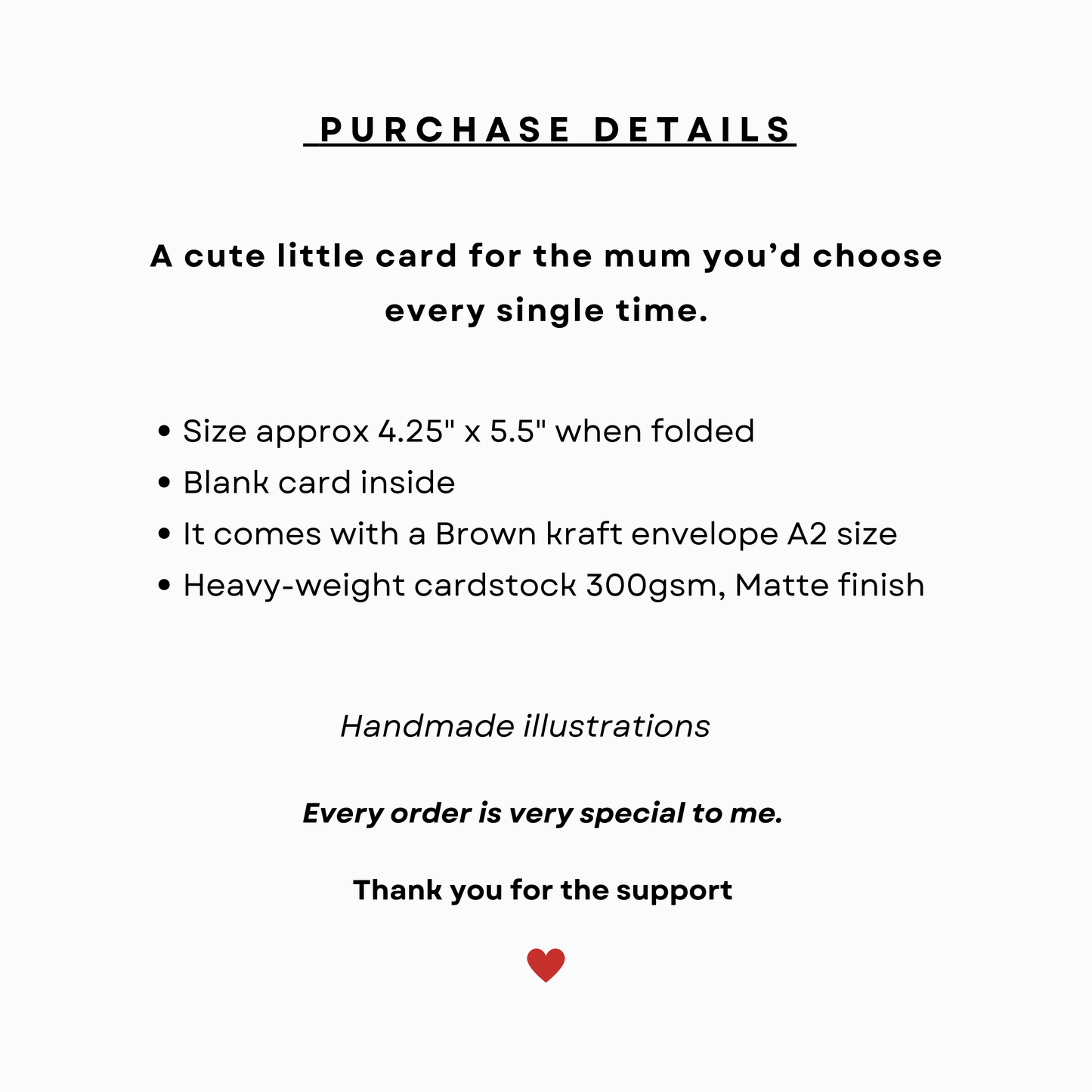 BEE - Mother's Day Card