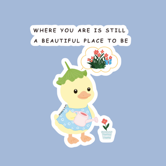 A Beautiful Place - Sticker