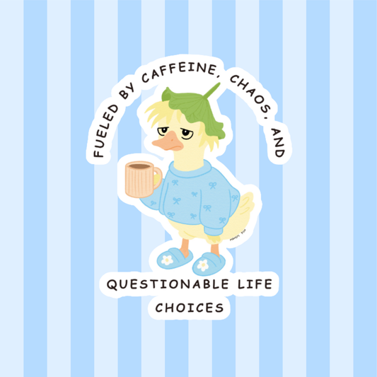 Fueled by Caffeine - Sticker