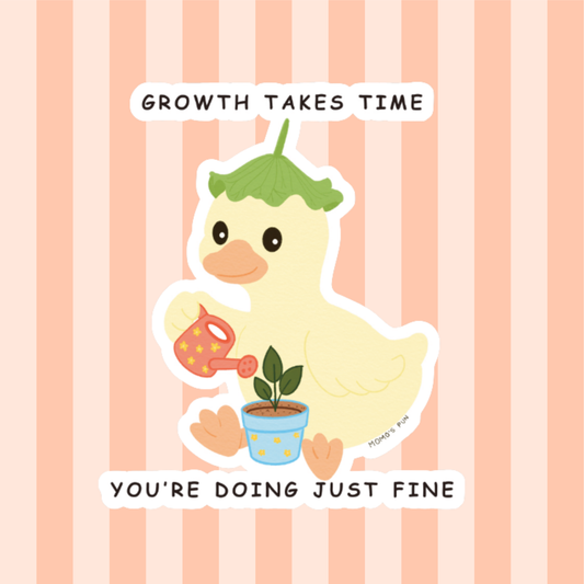 Growth takes time - Sticker