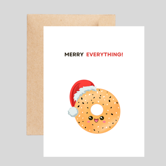 MERRY EVERYTHING - Christmas Pun Card