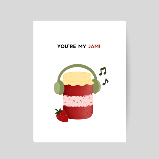 YOU'RE MY JAM - Printable Friendship Pun Card