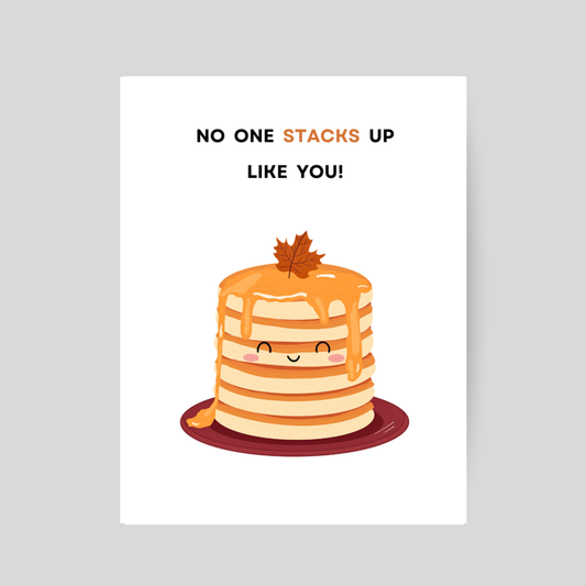 STACK UP - Printable Thanksgiving Pun Card