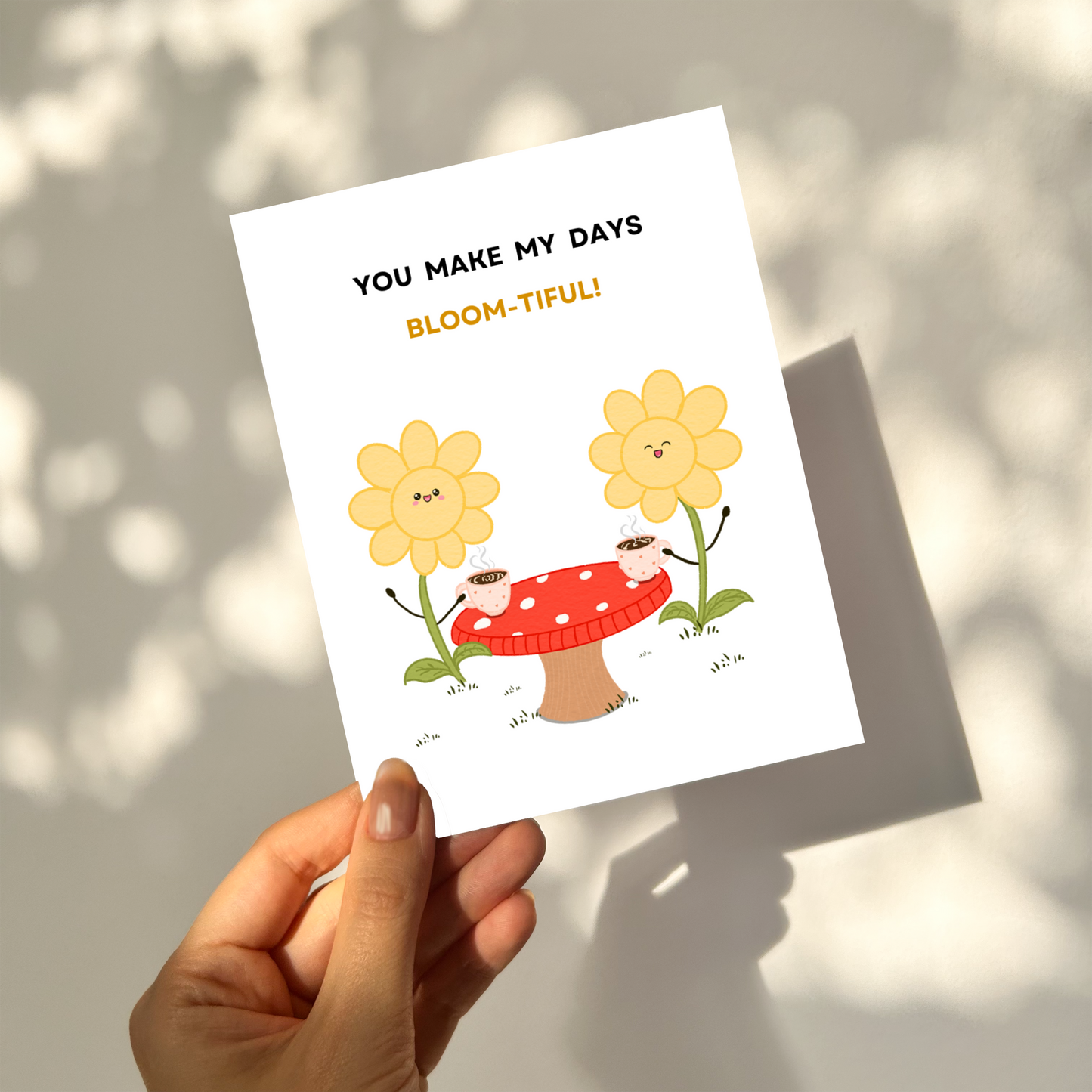 BLOOM-TIFUL - Love Pun Card