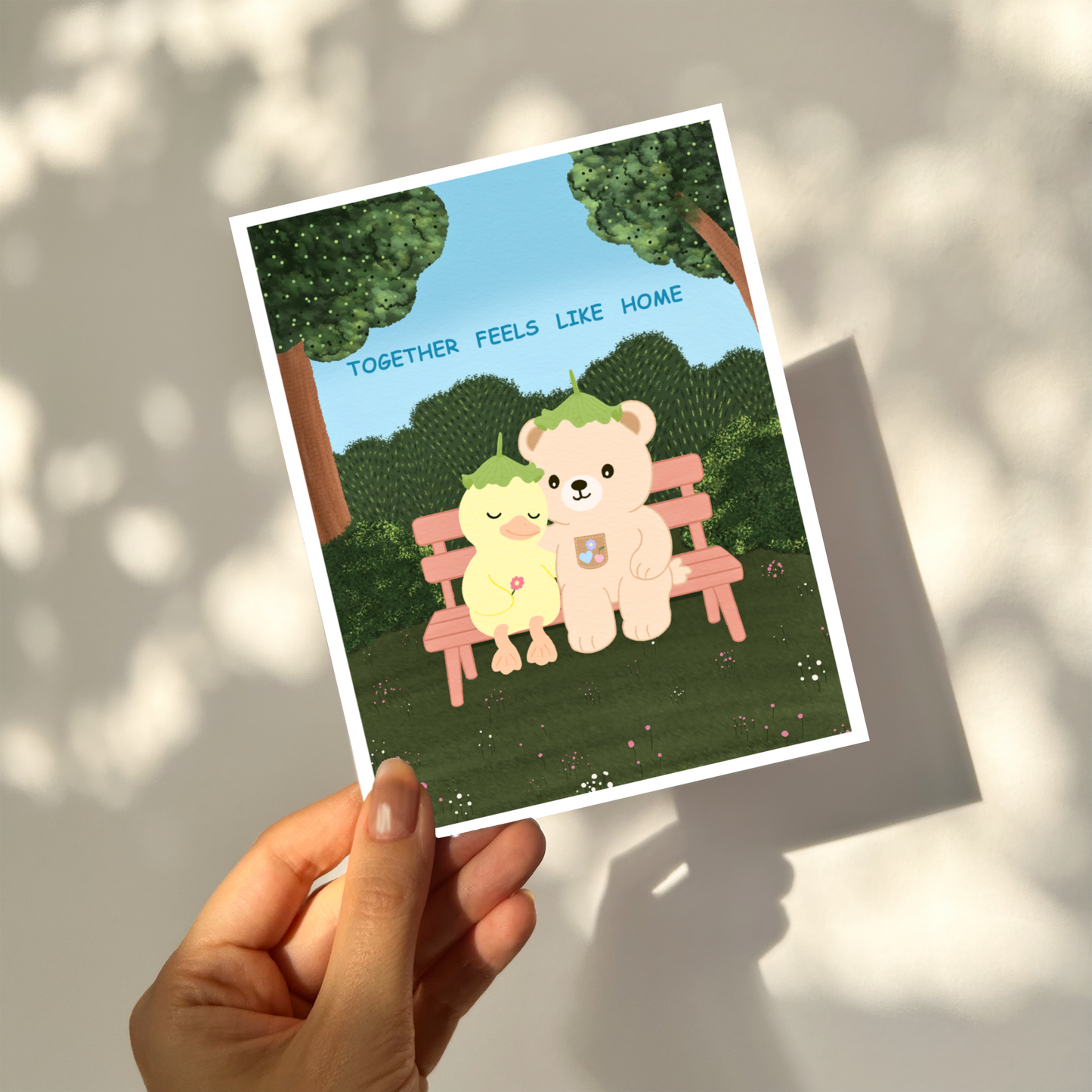 Together Feels Like Home - Love Card
