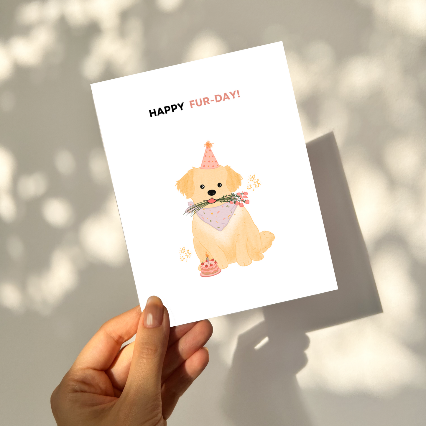 FURR Day - Birthday Pun Card