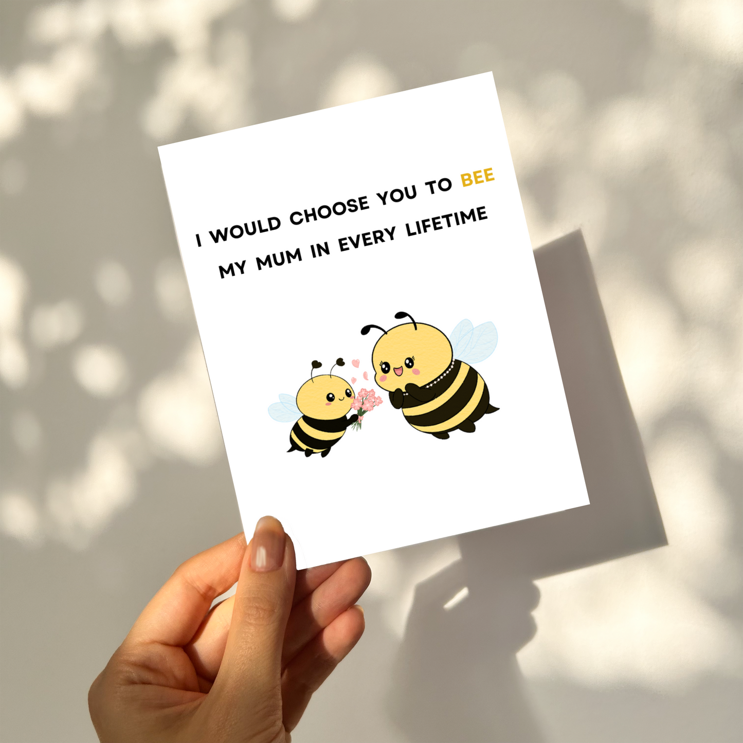 BEE - Mother's Day Card